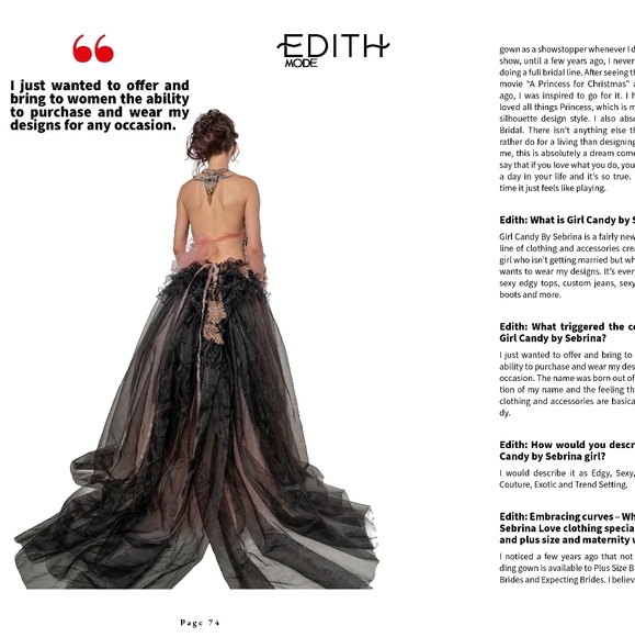 SAMPLE GOWN ONLY - HANNAH NOELLE Black Goth Wedding Ballgown Set - Picture 8 of 10